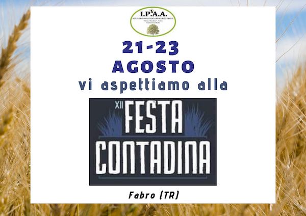 L'Ipaa di Fabro alla XII edizione della "Festa Contadina" con i laboratori Agri...children