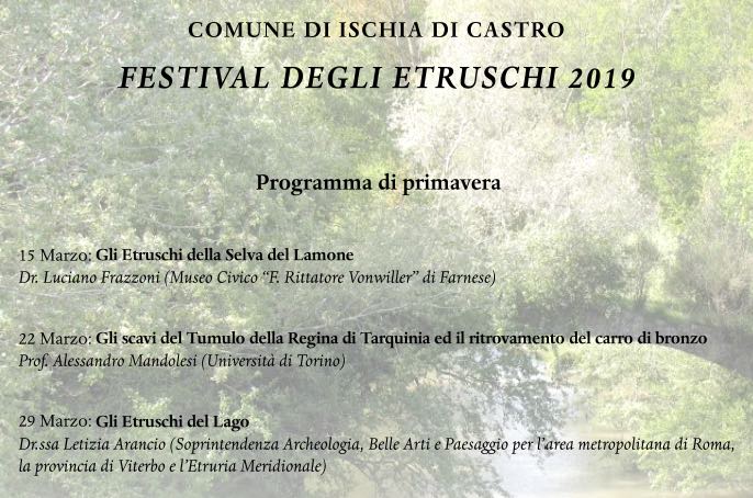 Cinque incontri per il primo Festival degli Etruschi