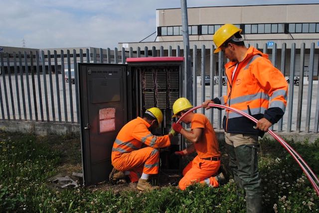 Sopralluoghi sulle infrastrutture della fibra ottica