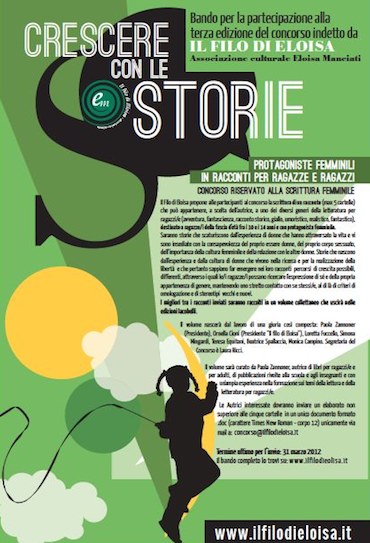 A proposito di adolescenza. "Crescere con le storie. Protagoniste femminili in racconti per ragazze e ragazzi": al via il terzo concorso letterario del Filo di Eloisa