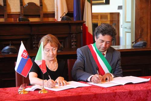 Firmata l'Intesa di Amicizia e Cooperazione tra Comune di Orvieto e Ambasciata Repubblica Slovacca 
