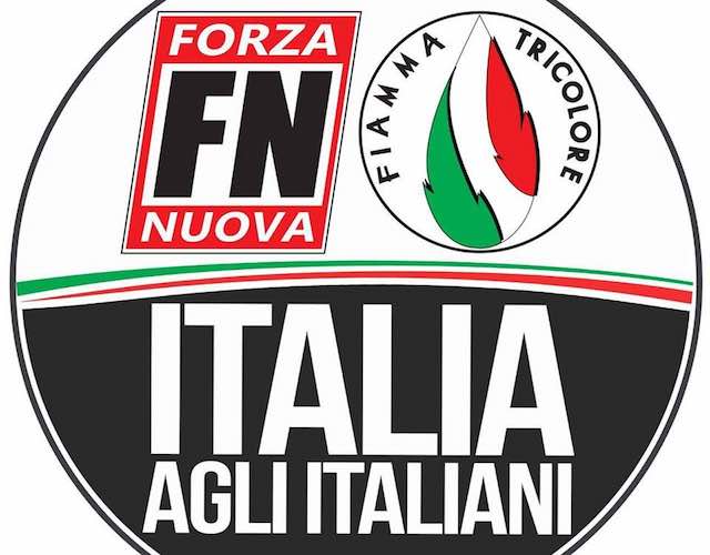 Nelle file di "Forza Nuova. Italia Agli Italiani" candidata Irma Trombetta