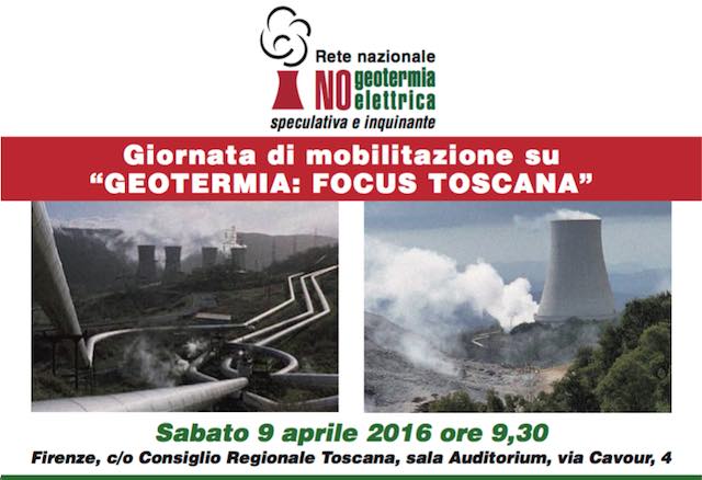 "Te la dò io la geotermia!". Giornata di mobilitazione in Regione Toscana