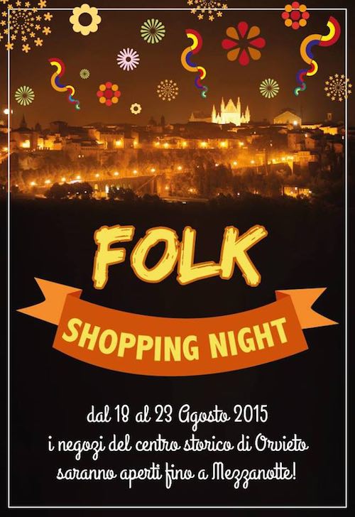 Con Umbria Folk Festival scatta la settimana del Folk Shopping Night