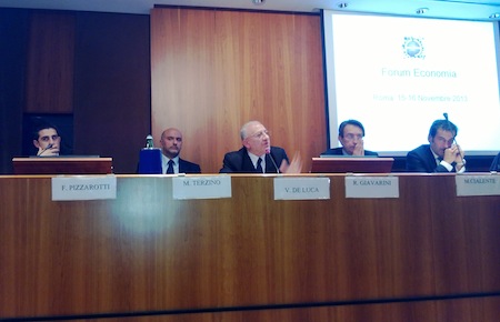 L'intervento del sindaco di Fabro al Forum sull'economia di Roma