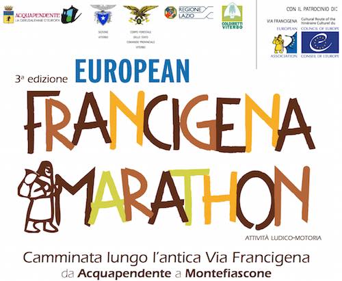 Francigena Marathon da Acquapendente a Montefiascone. Oltre 700, gli iscritti online