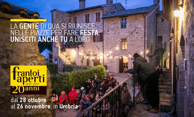 "Frantoi Aperti" compie vent'anni. Eventi a macchia d'olio nei borghi dell'Umbria