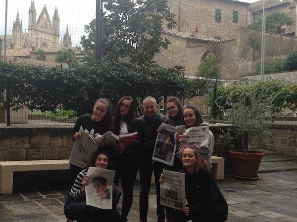 "Perché leggere i giornali?". Marco Fratini lo spiega agli studenti del Classico