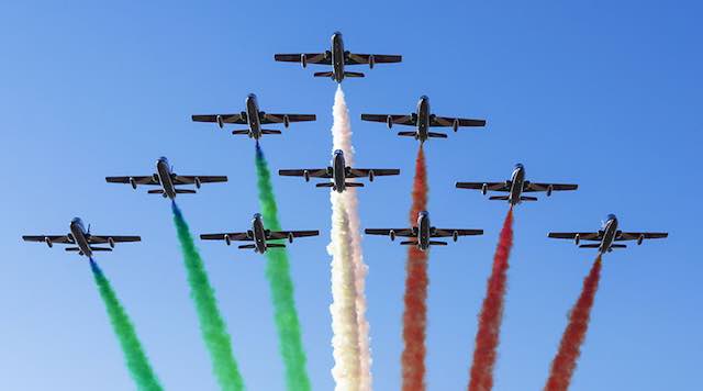 "Air Show". Tre ore di spettacolo con le Frecce Tricolori sul Lago di Bolsena