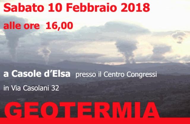 Geotermia, territorio e permessi di ricerca. Nuovo incontro pubblico