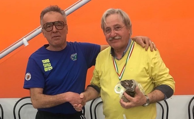 Tennis Tavolo Uisp Orvieto, Giancarlo Stocchetti si aggiudica la finale