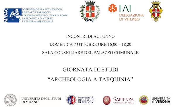 Giornata di studi "Archeologia a Tarquinia" per fare il punto sui nuovi risultati