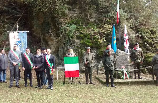 Pergamena al Comune per le iniziative del Centenario della Grande Guerra