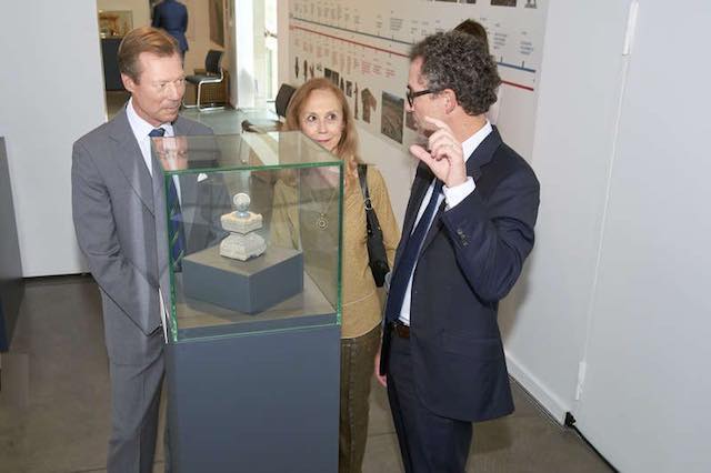 Il Granduca di Lussemburgo visita la mostra dedicata a Campo della Fiera