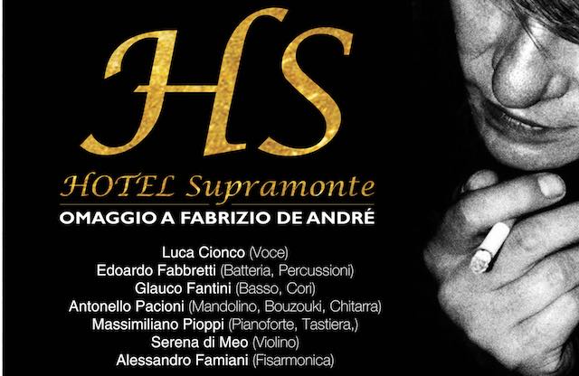 Omaggio a Fabrizio De Andrè. Concerto gratuito in Piazzale Roma per gli Hotel Supramonte