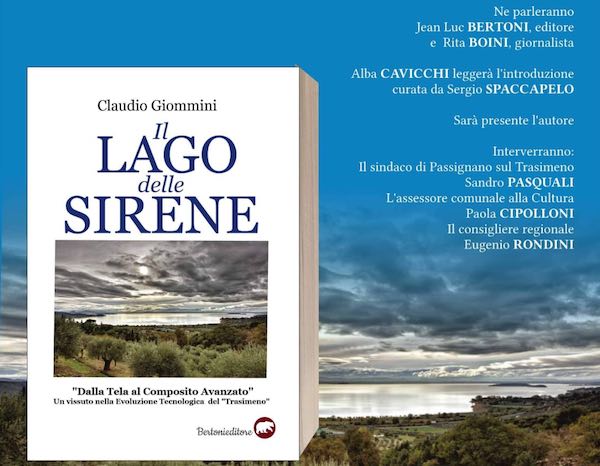 Claudio Giommini presenta in anteprima il libro "Il Lago delle Sirene"