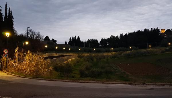 Nuova illuminazione per Via Perugia