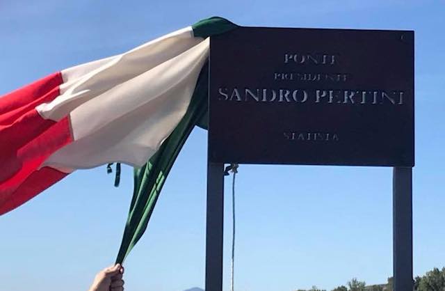 Intitolato a Sandro Pertini il nuovo ponte sul fiume Paglia