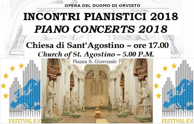 Musica in Sant'Agostino per gli "Incontri Pianistici 2018"