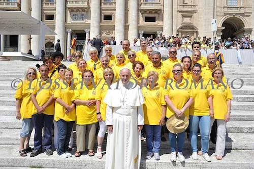 "Orvieto in Fiore" con il Gruppo Infioratori di Bolsena da Papa Francesco