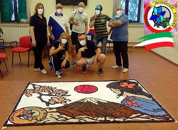 L'Associazione Infioratori partecipa al Progetto Virtual International Ephemeral Art Tokyo 2020