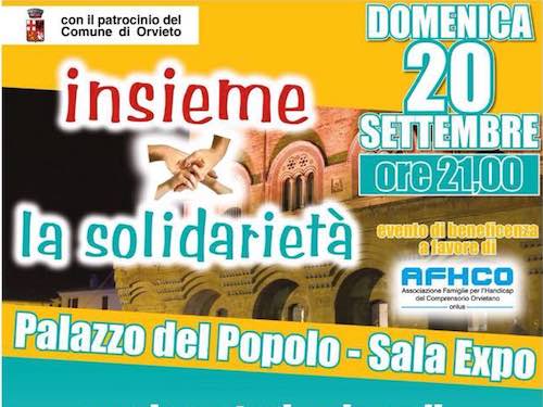 Devoluto all'Afhco l'incasso della (bella) serata "Insieme per la solidarietà"