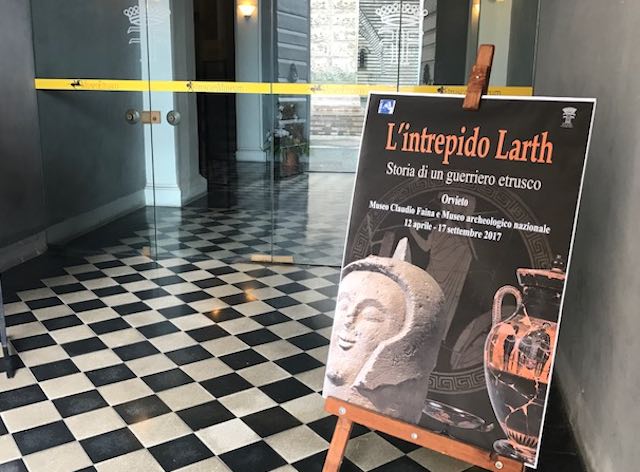 Una mostra, due musei. Inaugurata "L'intrepido Larth. Storia di un guerriero etrusco"