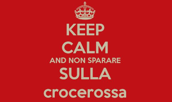 "Scuola, non sparate sulla Croce Rossa"