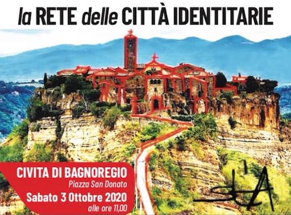 A Civita di Bagnoregio il lancio della Rete delle Città Identitarie