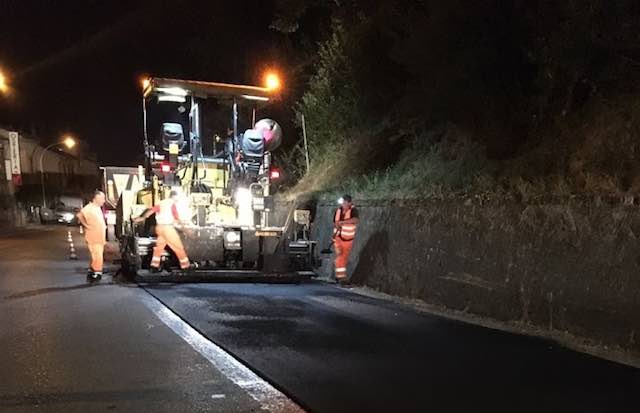Lavori notturni sulla strada regionale 71 per limitare disagi a mezzi e cittadini
