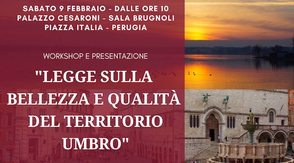 Bellezza e qualità del territorio umbro, presentata la proposta di legge