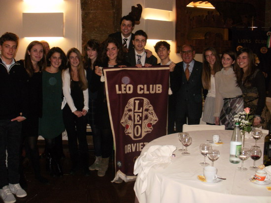 Lions Club Orvieto. Ingresso di dieci giovani nel Leo Club