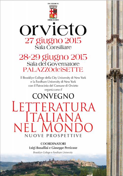 Studiosi a confronto su "Letteratura italiana nel mondo. Nuove prospettive"