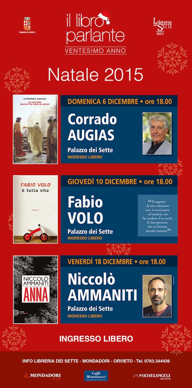 "Il Libro Parlante" compie 20 anni. In arrivo Corrado Augias, Fabio Volo e Niccolò Ammaniti