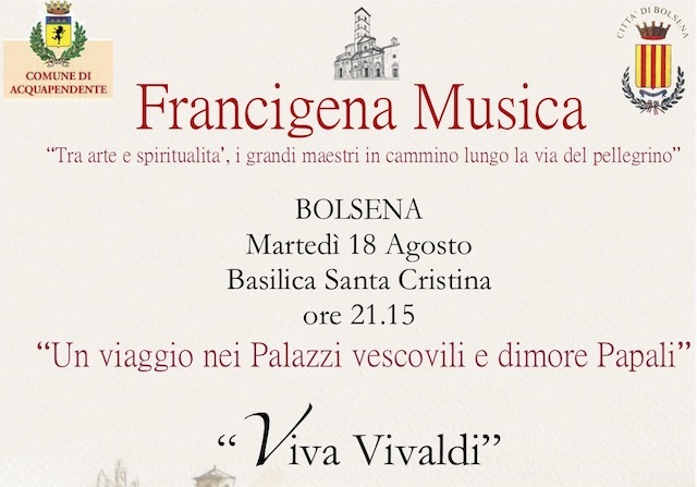Vivaldi in scena alla Basilica di Santa Cristina