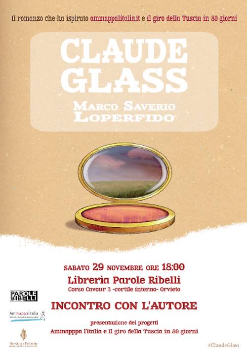 Alla Libreria Parole Ribelli Marco Saverio Loperfido presenta "Claude Glass"