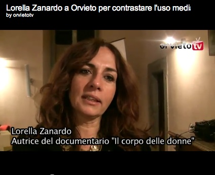 Lorella Zanardo a Orvieto per contrastare l'uso mediatico del corpo delle donne e gli stereotipi femminili