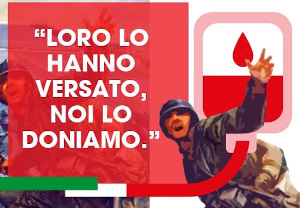 "Loro lo hanno versato, noi lo doniamo". Al via la campagna Fare Verde e Ansi