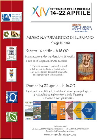 Le iniziative del Museo Naturalistico di Lubriano nell'ambito della Settimana della Cultura