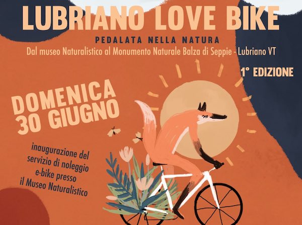 "Lubriano love bike". Tutti in bici dal Museo Naturalistico al Monumento Naturale Balza di Seppie
