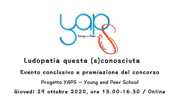 "Ludopatia questa (s)conosciuta". Online la premiazione del concorso