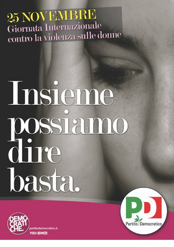 "Insieme possiamo dire basta!" - 25 novembre 2011 giornata internazione contro la violenza sulle donne