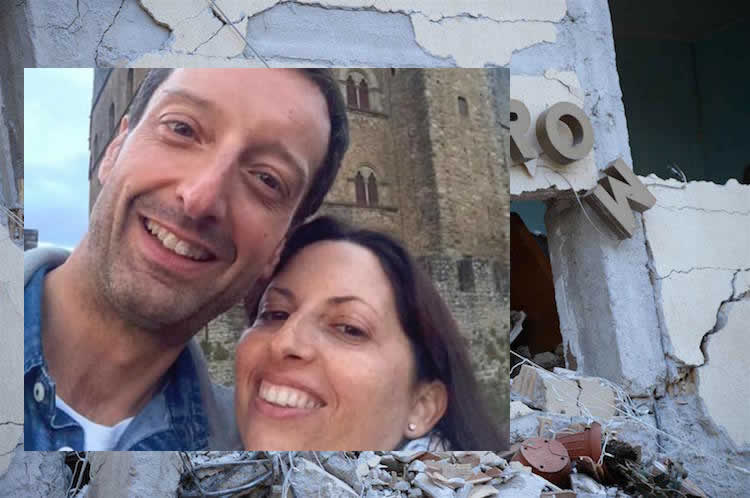 Matteo Gianlorenzi e Barbara Marinelli morti sotto le macerie dell’Hotel Roma