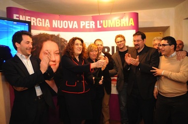 Catiuscia Marini ringrazia gli elettori: "Ora sarò presidente di tutti"