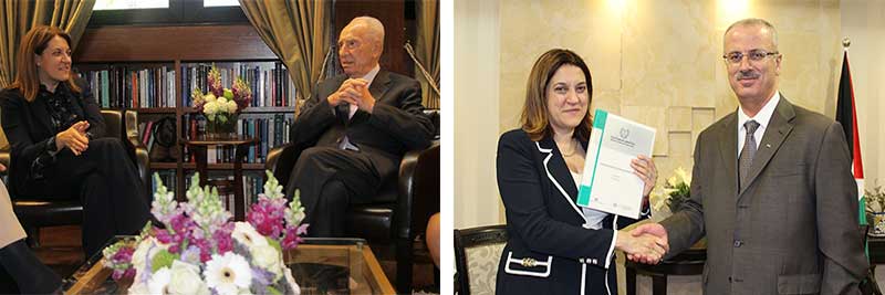Presidente Marini in Israele e Palestina: incontro con Peres e massime autorità palestinesi