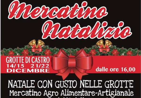 "Natale con gusto nelle grotte". Mercatino con prodotti tipici della Tuscia