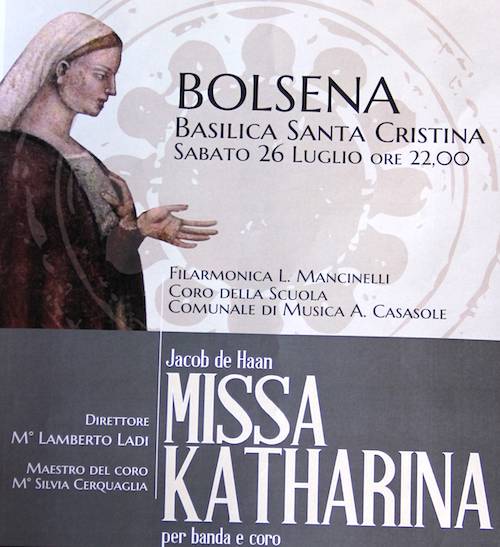 La Missa Katharina di Jacob De Haan conquista anche Bolsena