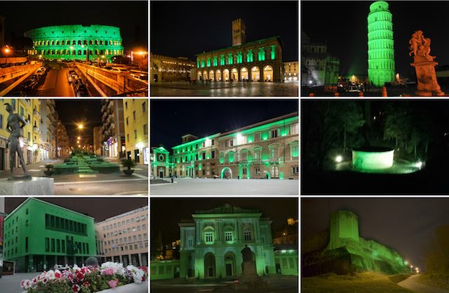 Il Global Greening colora di verde Orvieto e il mondo intero