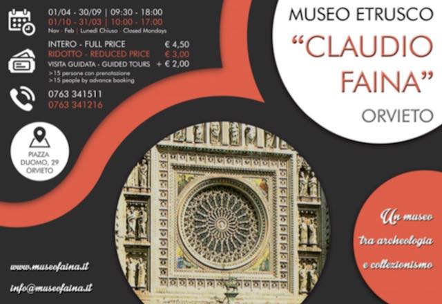 Nuovo orario e una ricorrenza particolare per il Museo Etrusco "Claudio Faina"