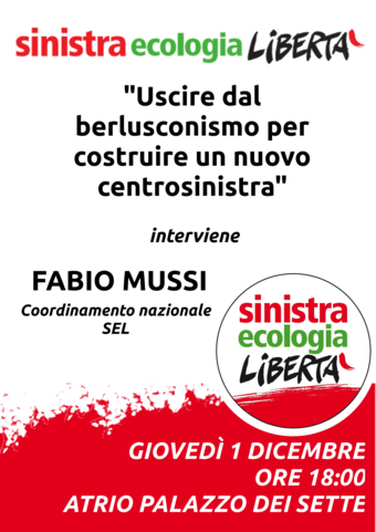 Sinistra Ecologia e Libertà e il futuro della politica italiana. Incontro con Fabio Mussi